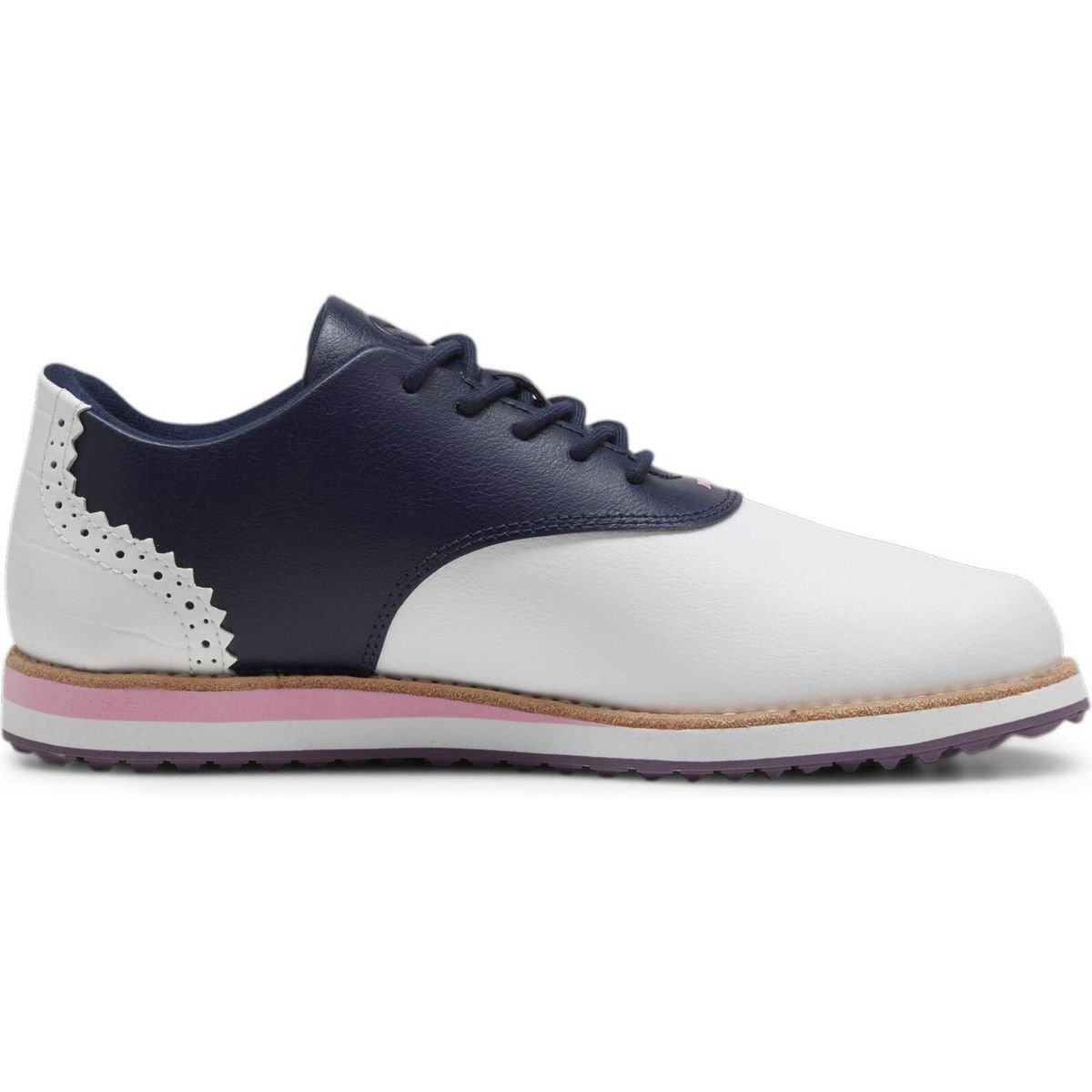 Puma Avant Vandtætte Dame Golfsko Uden Spikes - Puma White/Deep Navy - Str. 37 Normal