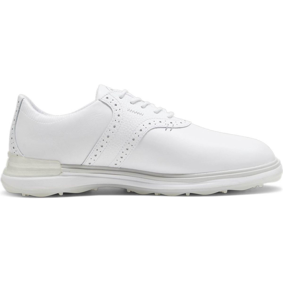 Puma Avant Vandtætte Herre Golfsko Uden Spikes - Puma White/Ash Gray/Puma White - Str. 42 Normal