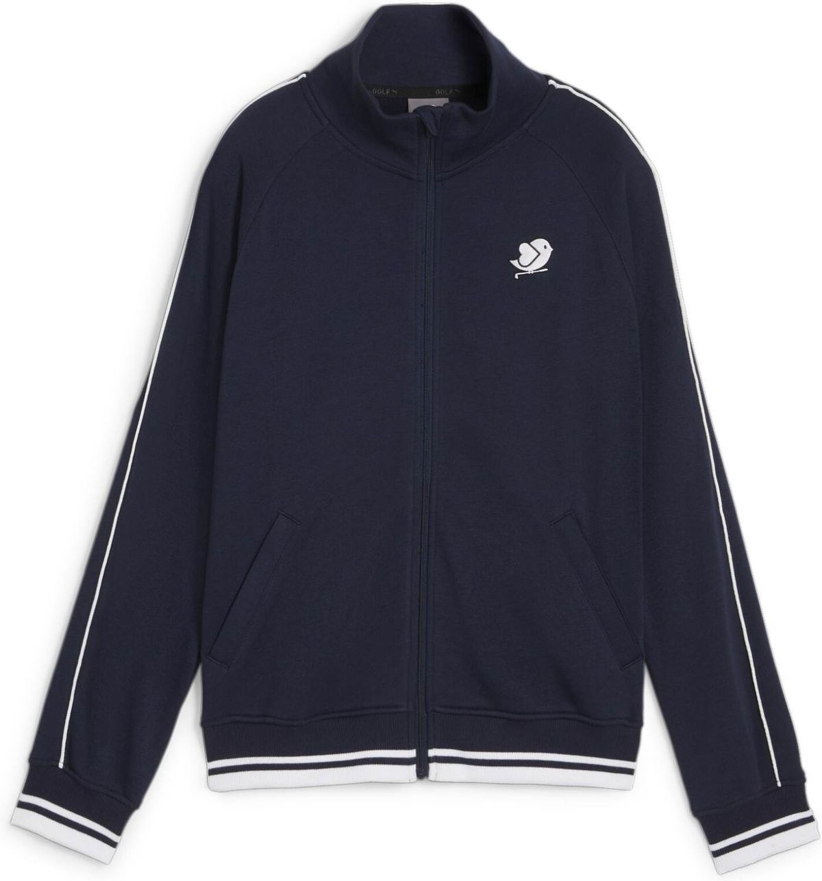 Puma Birdie Track Windbreaker Dame Cardigan - Deep Navy/White Glow - Str. XS