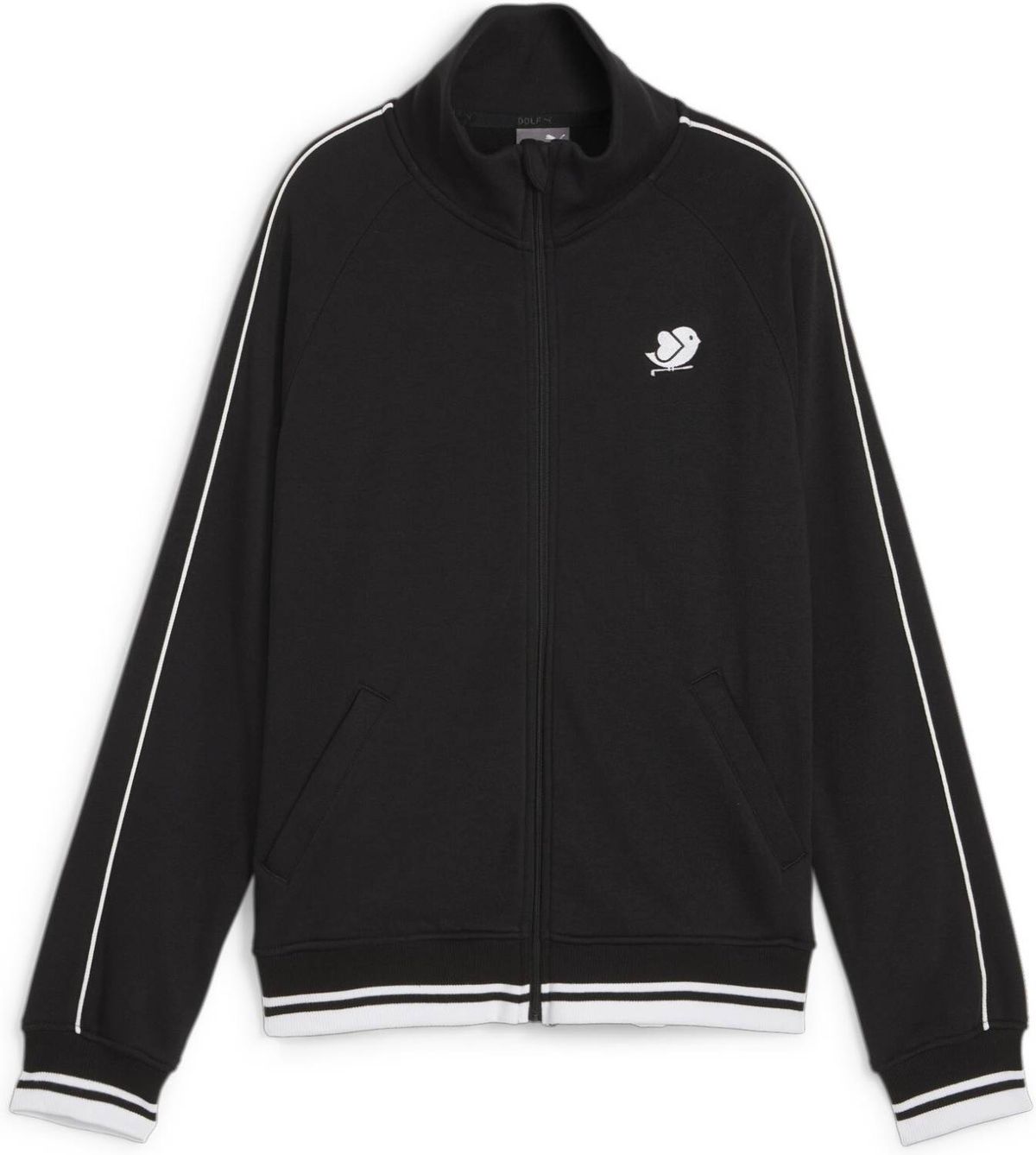 Puma Birdie Track Windbreaker Dame Cardigan - Puma Black/White Glow - Str. XS