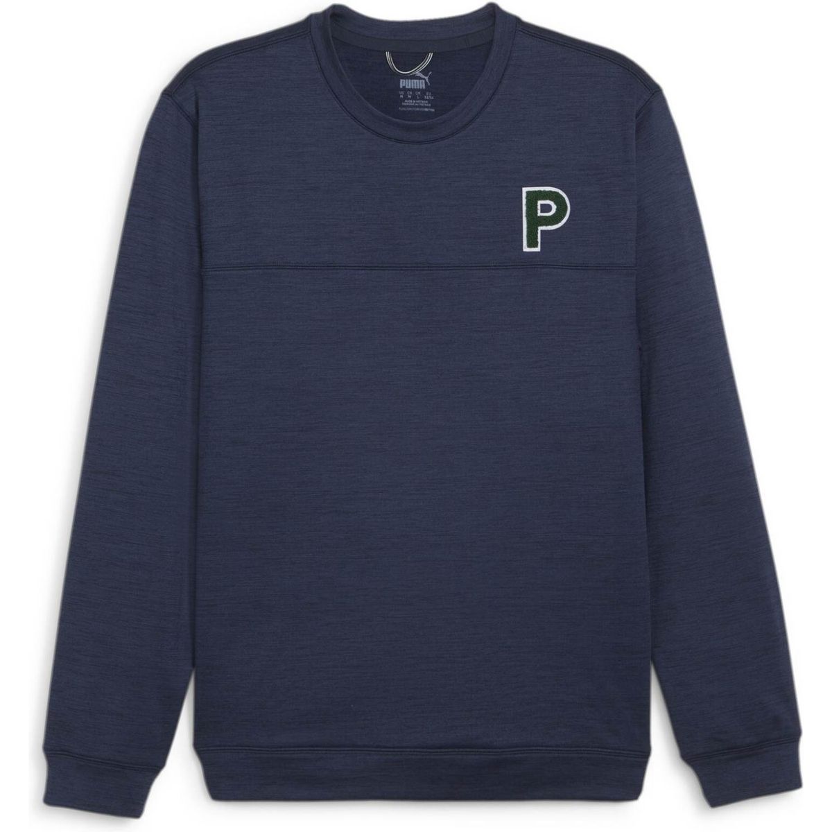 Puma Cloudspun Patch (2024) Herre Pullover - Deep Navy Heather - Str. M