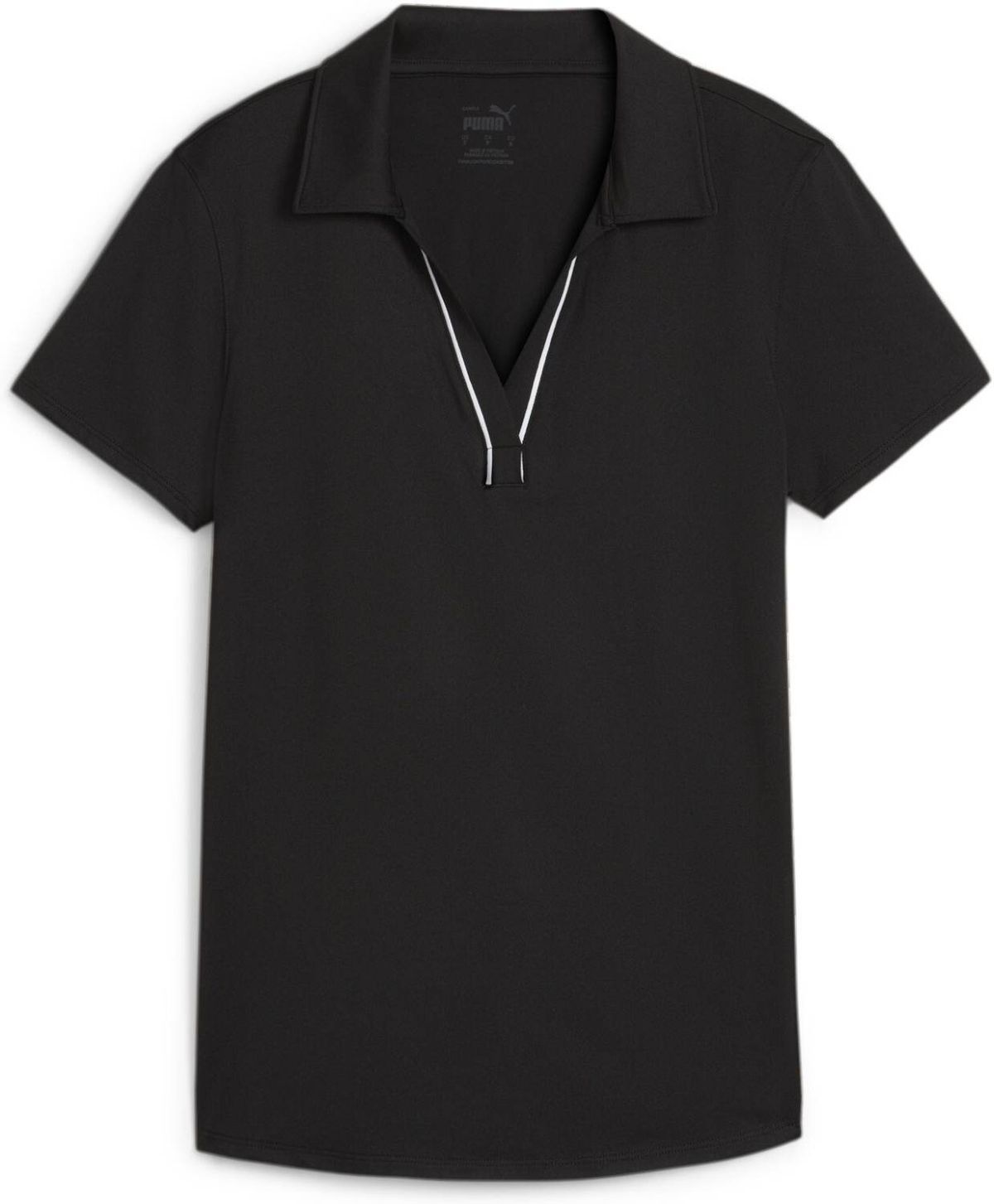 Puma Cloudspun Piped (2024) Dame Poloshirt - Puma Black - Str. XXL