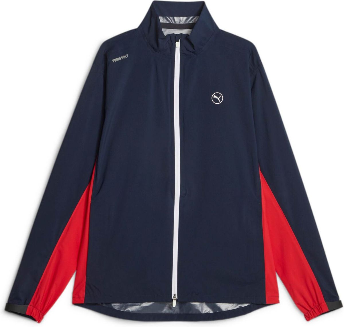 Puma Drylbl Rain Jacket Herre Regnjakke - Navy Blazer/Strong Red - Str. S