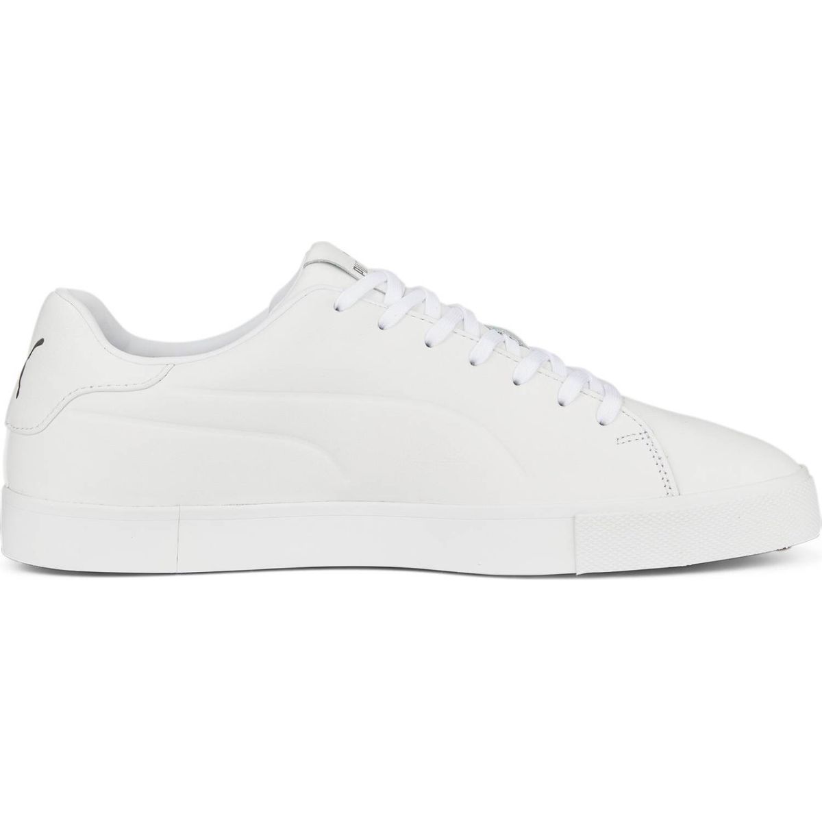 Puma Fusion Classic Vandtætte Herre Golfsko Uden Spikes - Puma White/Puma White - Str. 39 Normal