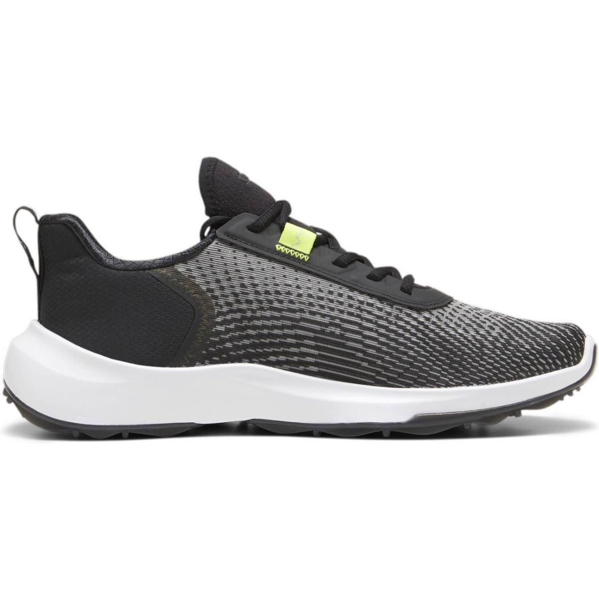 Puma Fusion Crush Sport Vandtætte Herre Golfsko Uden Spikes - Puma Black/Electric Lime - Str. 47 Normal