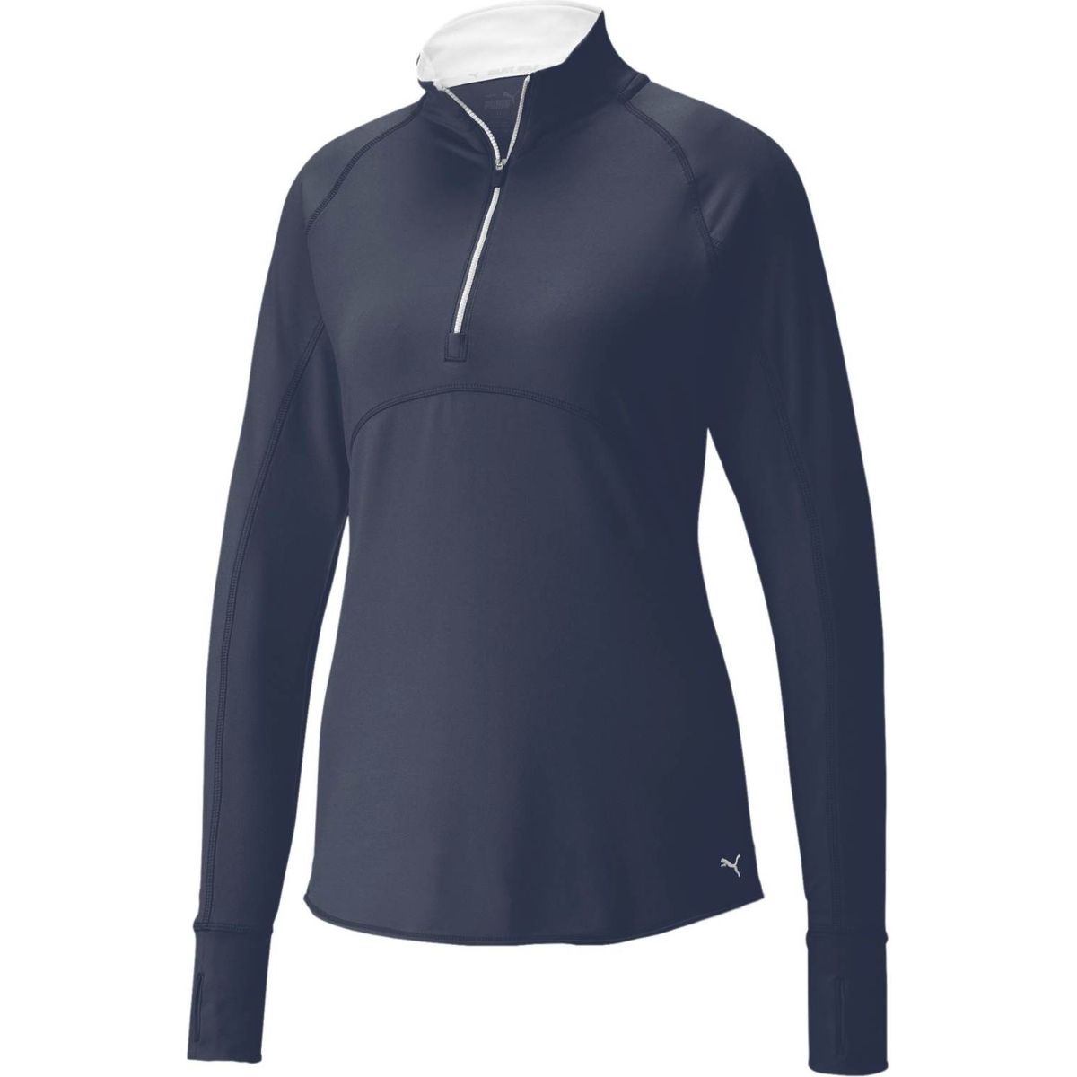 Puma Gamer 1/4 Zip Dame Pullover - Navy Blazer - Str. XS