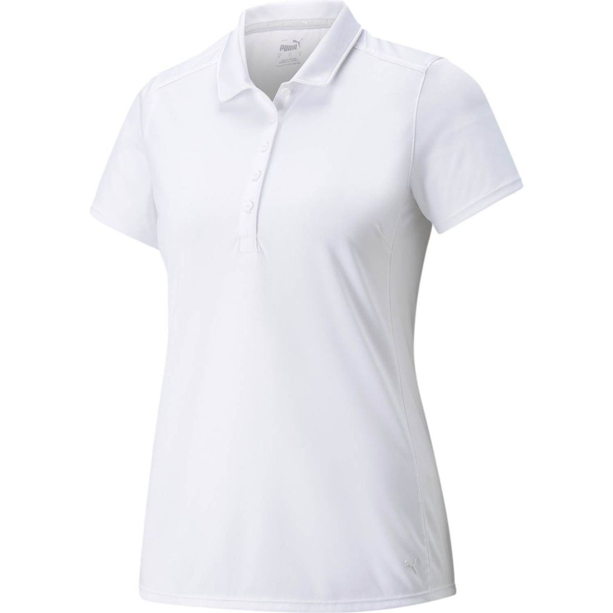 Puma Gamer Dame Poloshirt - Bright White - Str. L