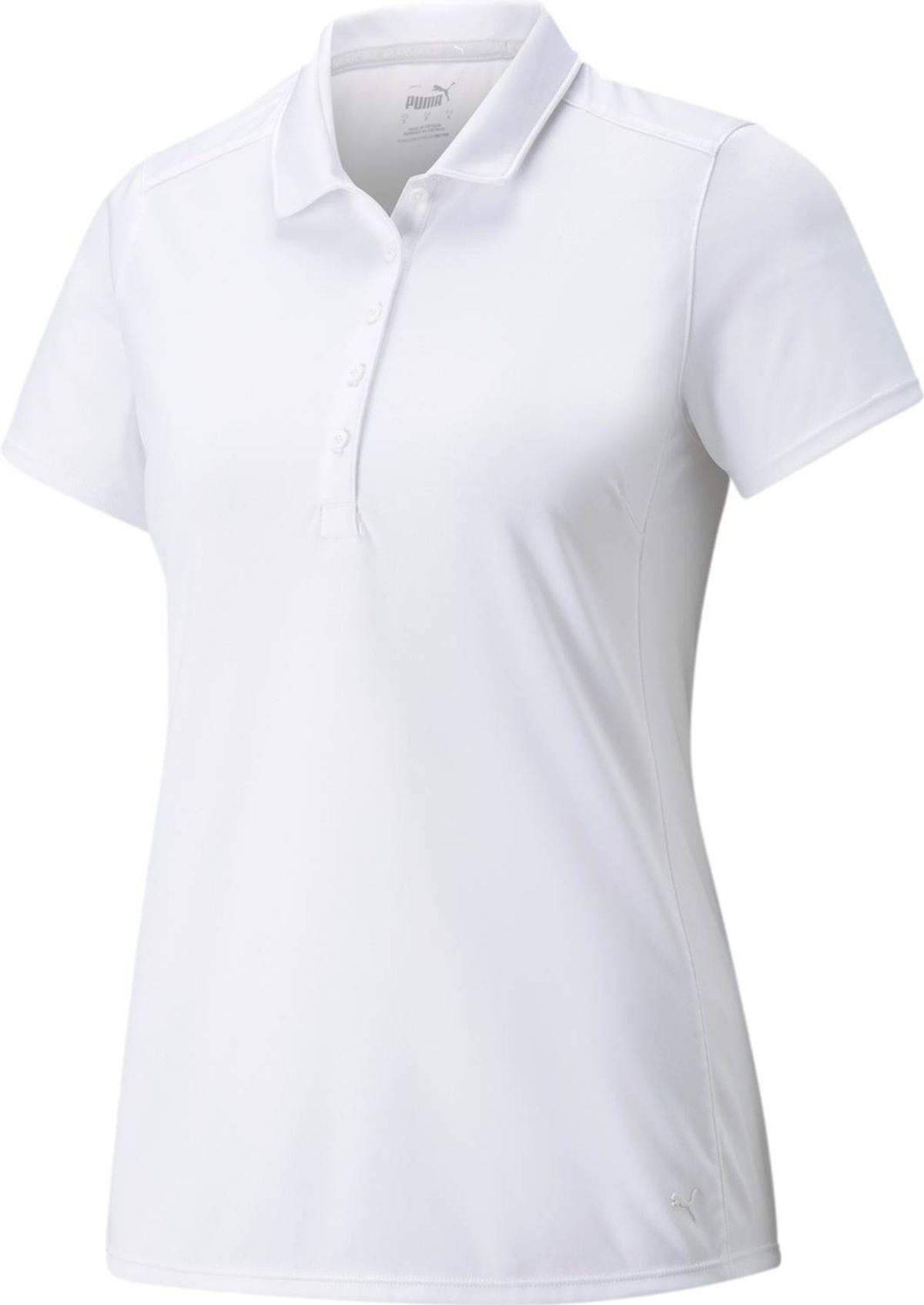 Puma Gamer Dame Poloshirt - Bright White - Str. M