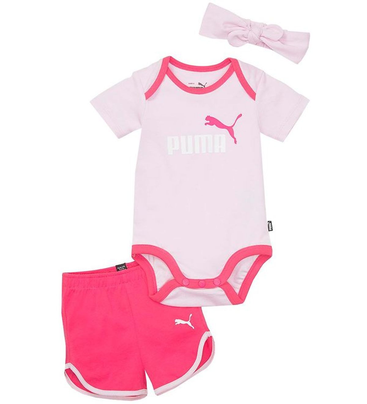 Puma Gaveæske - Body k/æ/Shorts/Hårbånd - Pearl Pink