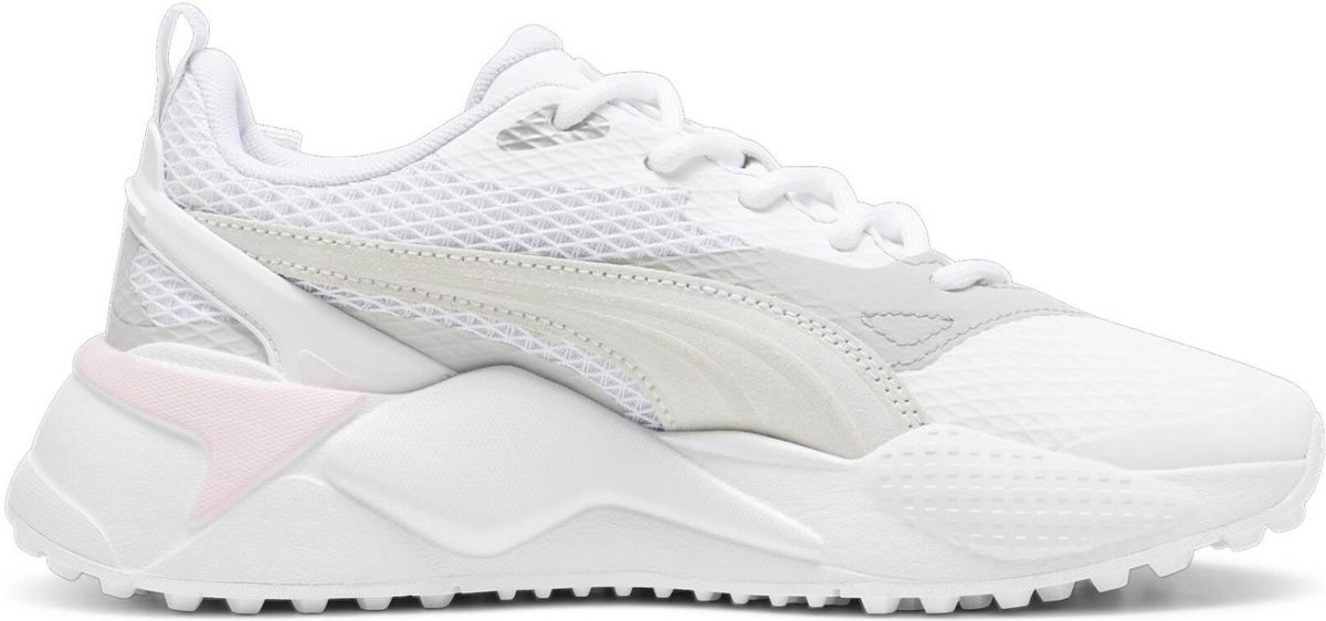 Puma Gs-X Efekt Vandtætte Dame Golfsko Uden Spikes - Puma White/Puma White/Pale Pink - Str. 37 Normal