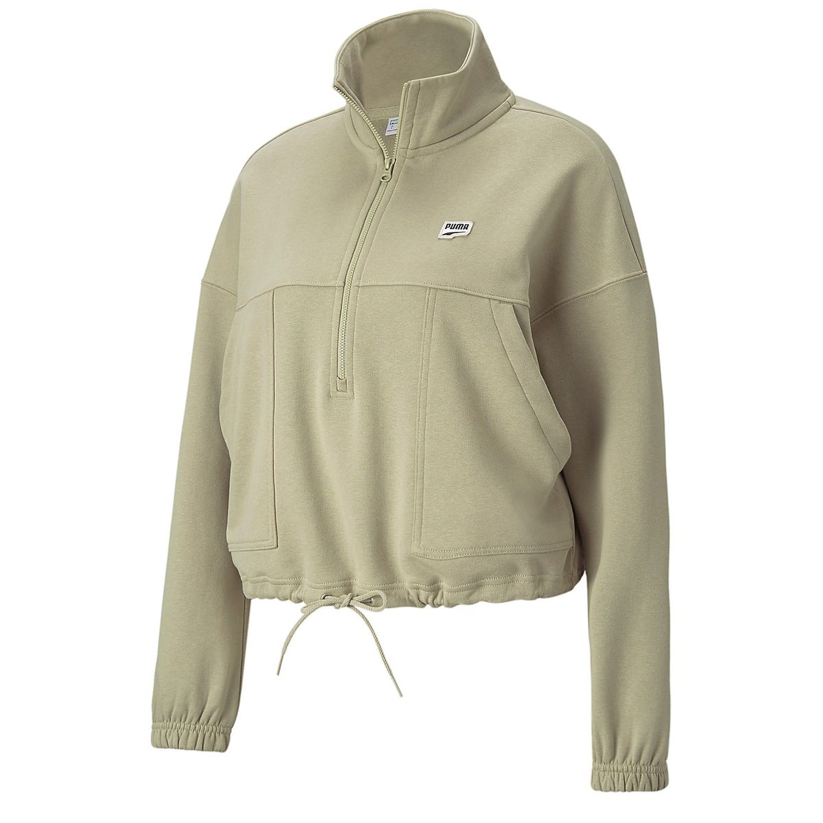 Puma half-zip crew neck, green - 182 - M+ - 38