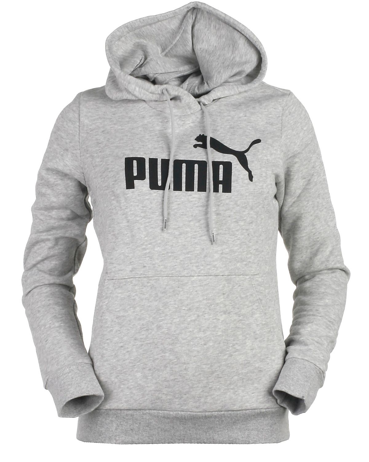 Puma hood sweat, grå, ESS logo - 182 - M+ - 38