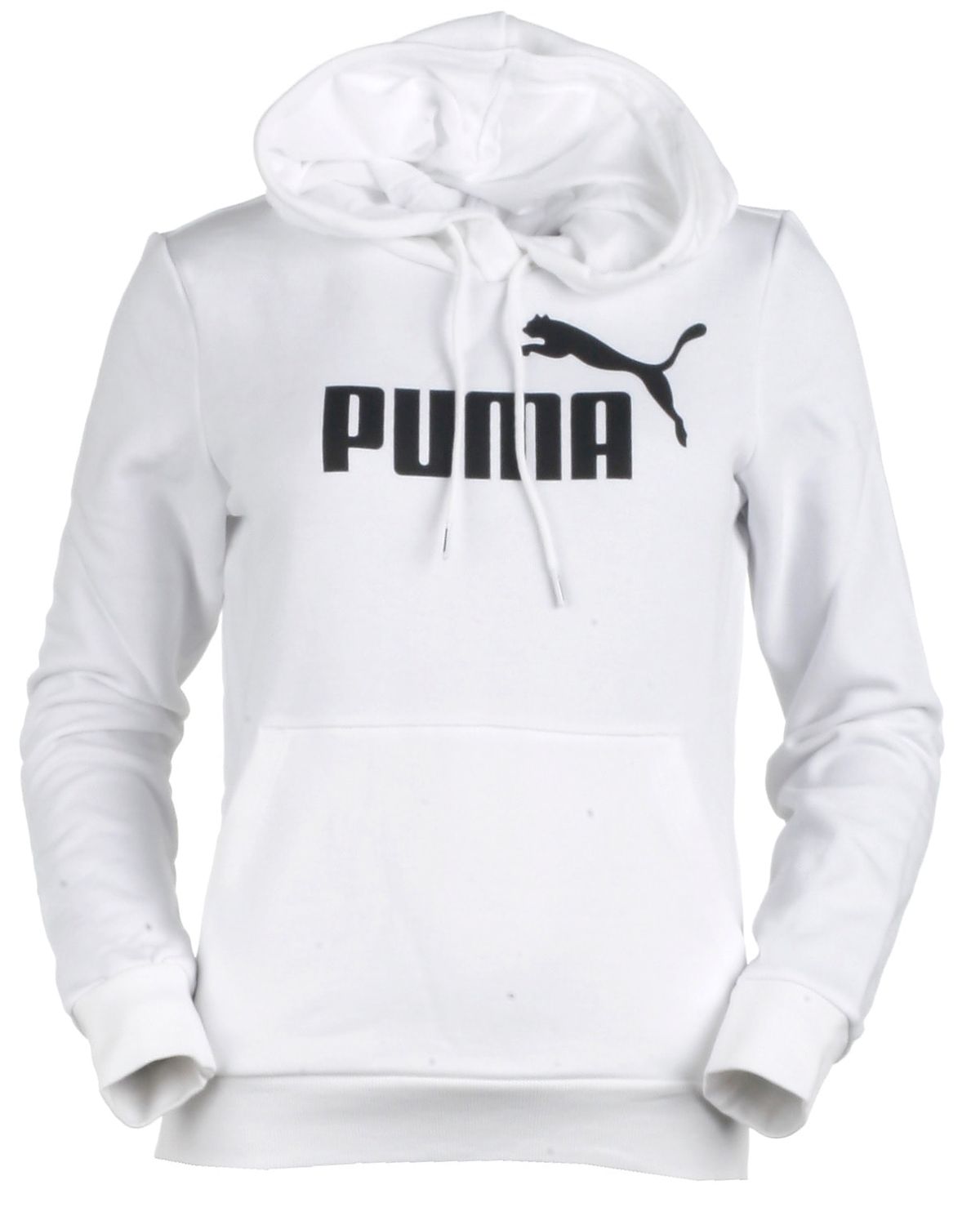 Puma hood sweat, hvid, ESS Logo - 176 - S+ - 36