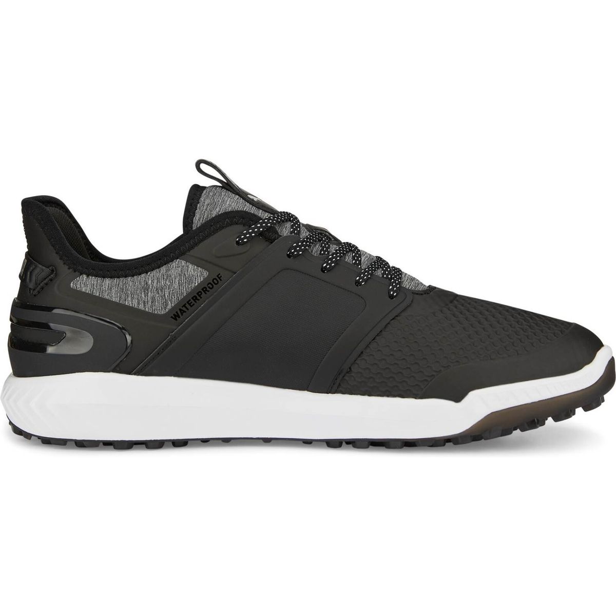 Puma Ignite Elevate Vandtætte Herre Golfsko Uden Spikes - Puma Black/Puma Silver - Str. 42 Normal