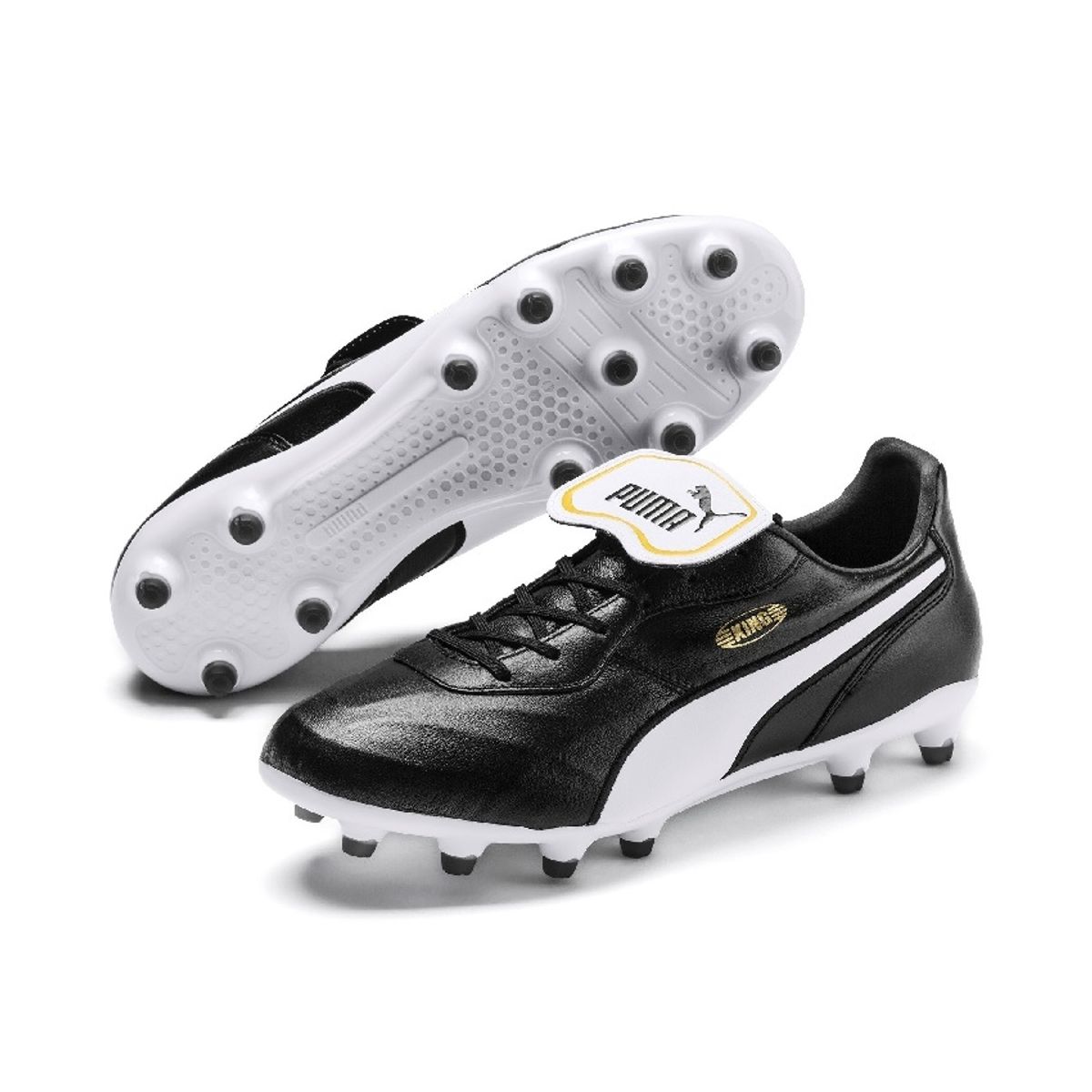 Puma King Top FG cleats - black-44 EU 10.5 US