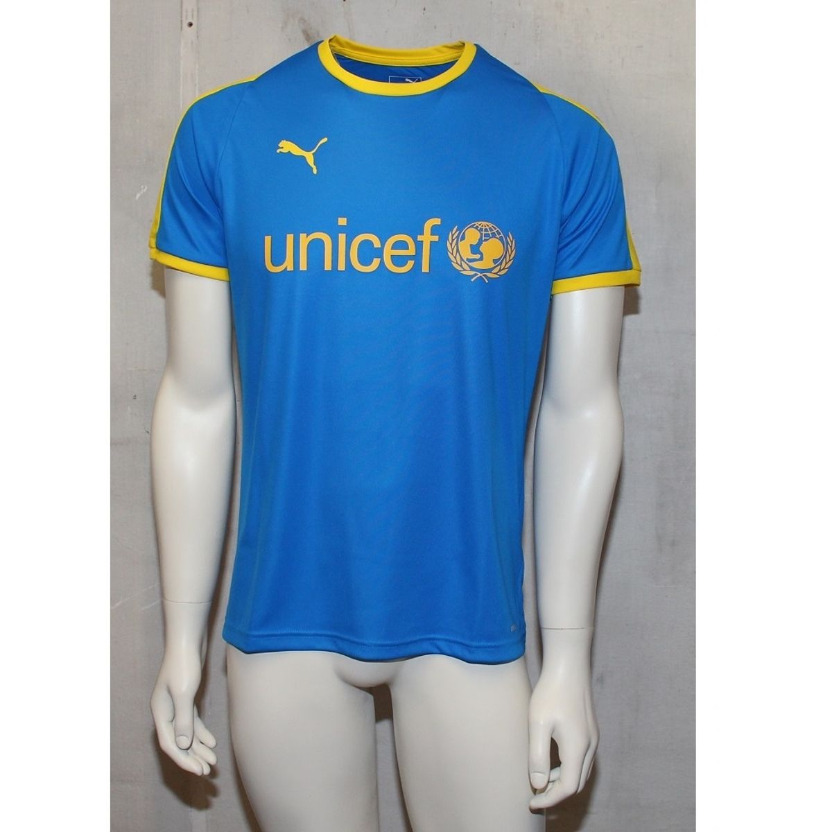 Puma Liga jersey blue sponsor logo Unicef-M