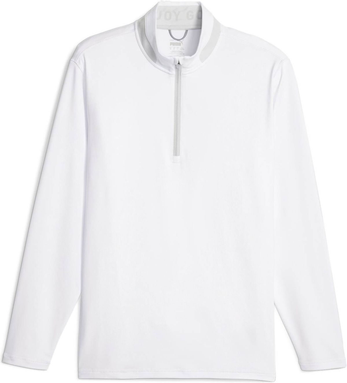 Puma Lightweight 1/4 Zip Herre Pullover - White Glow/Ash Gray - Str. M