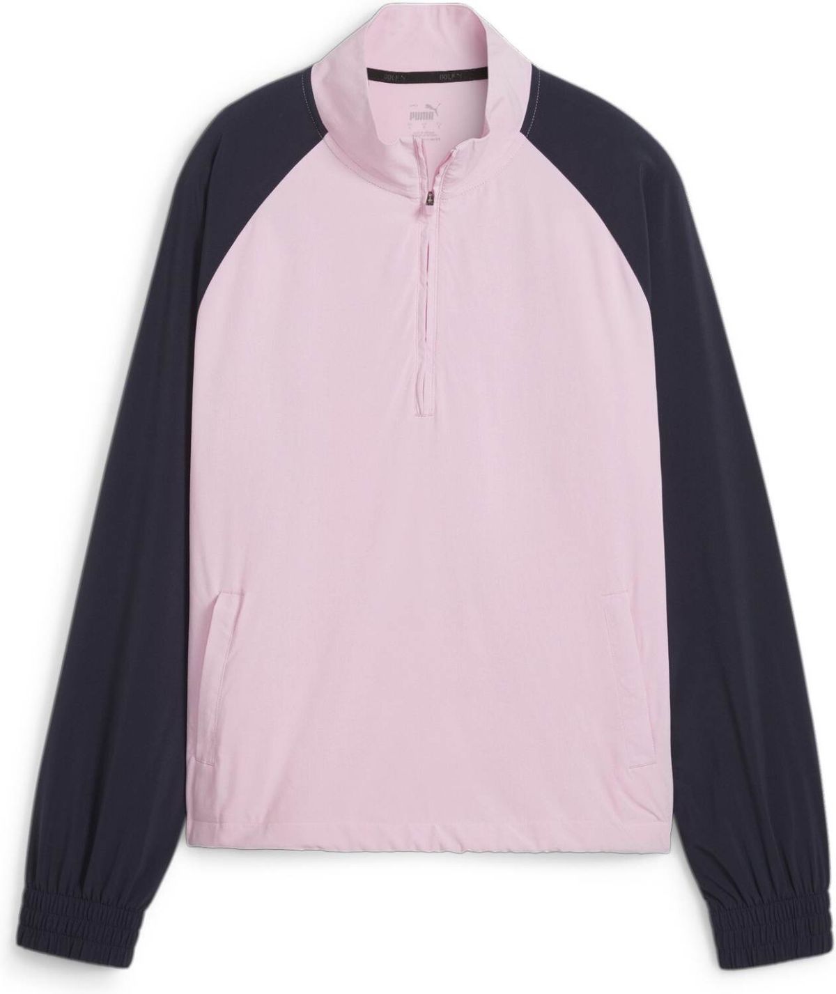 Puma Lightweight 1/4 Zip Shell (2024) Dame Jakke - Pink Icing/Deep Navy - Str. M