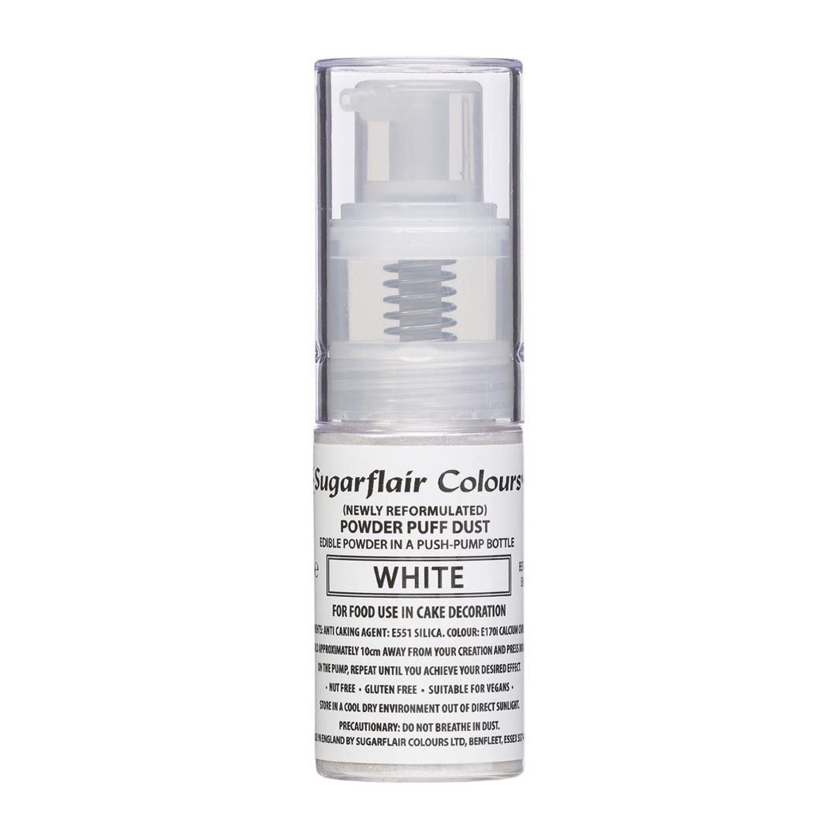 Pump Spray White 30 ml - Sugarflair