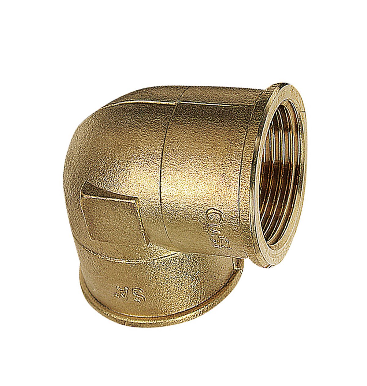 PURAFIT vinkel 1.1/4'' muffe/muffe. 90°. Siliciumbronze. Blyfri.