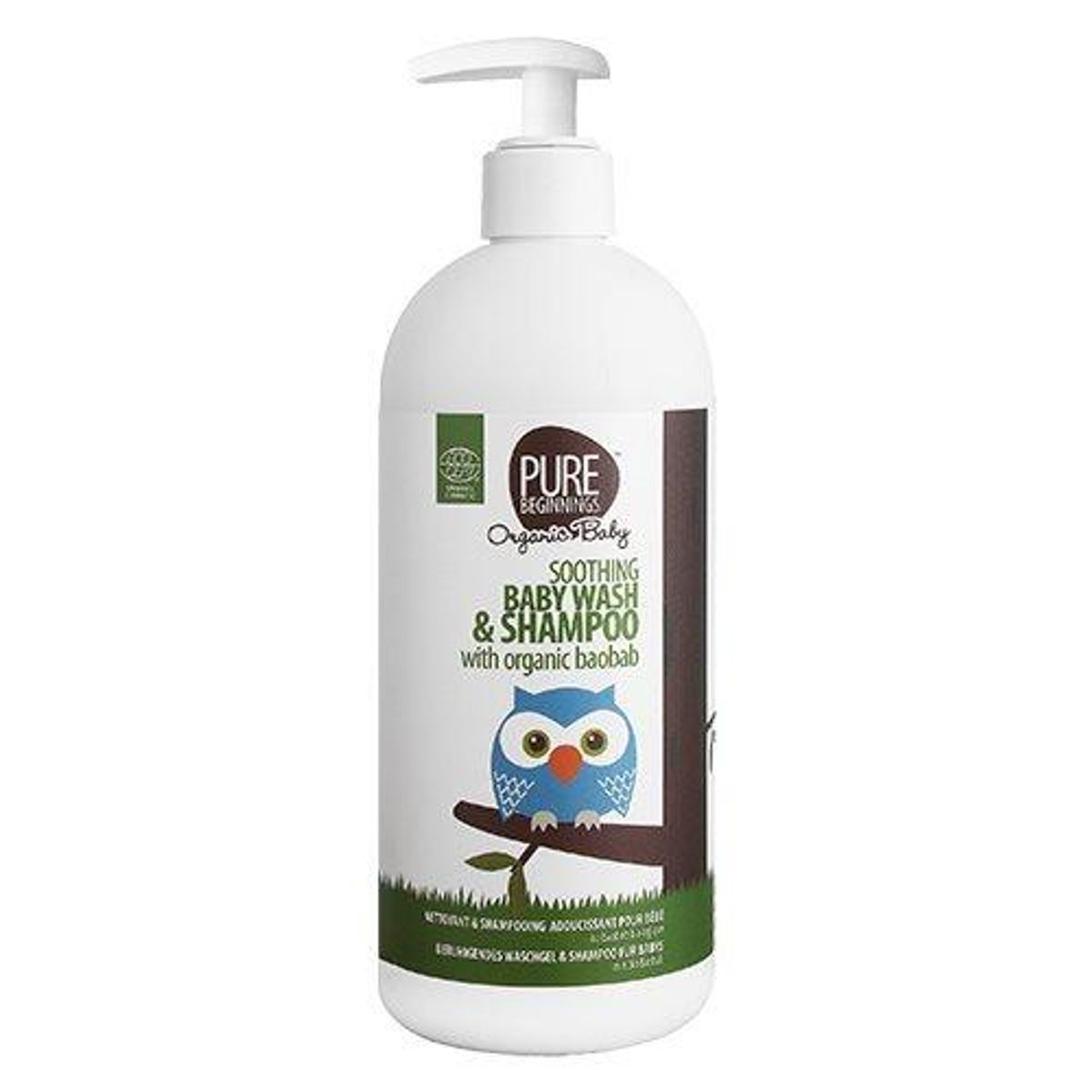 Pure Beginnings Soothing baby wash & shampoo, 500ml.