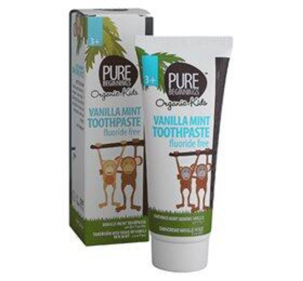 Pure Beginnings Vanilla mint toothpaste +3 år - 75 ml