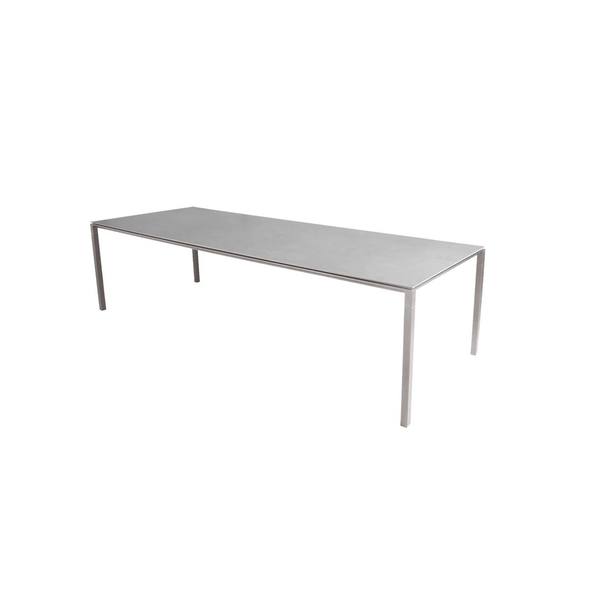 Pure Bord, 280x100 cm fra Cane-line (Concrete grey, Taupe)