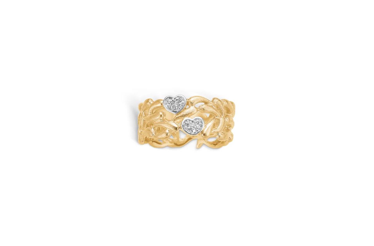 Pure Heart 9 Karat Guld Ring fra Blossom Copenhagen