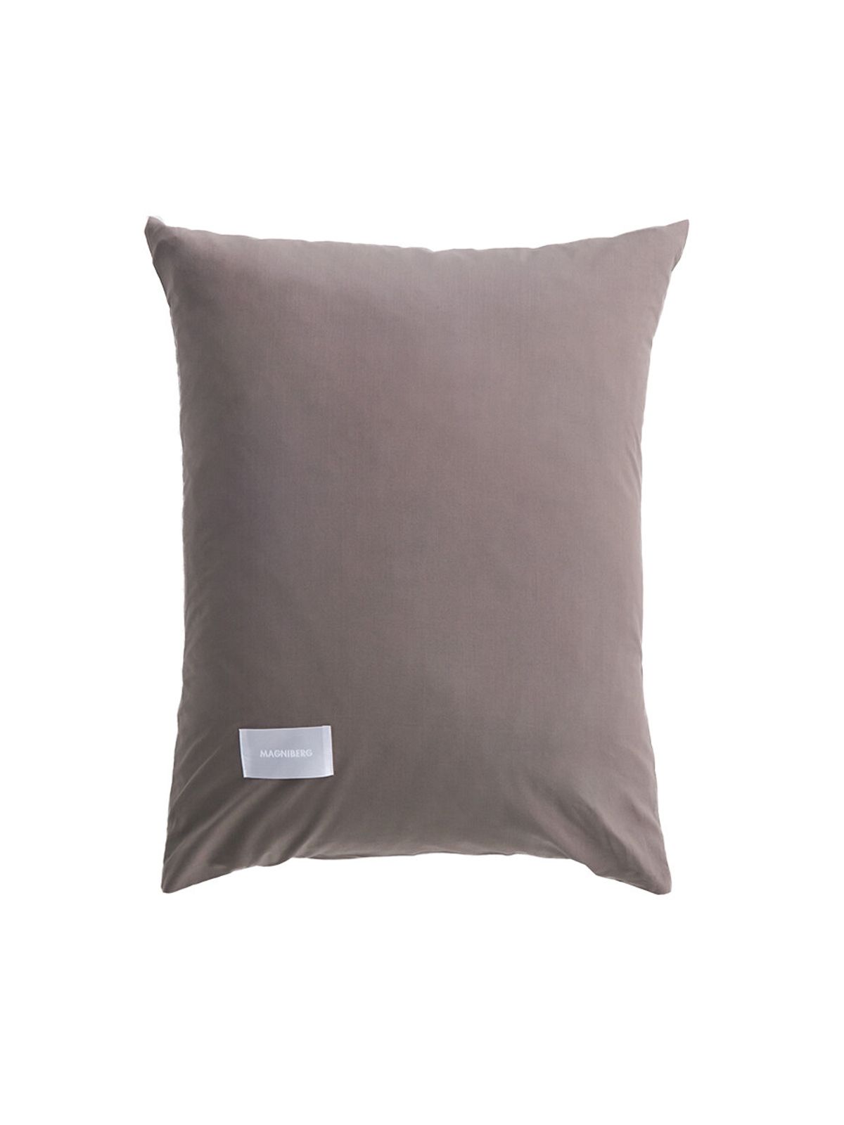 Pure Poplin Pillow Cover Single 50x70 cm fra Magniberg (Mud)