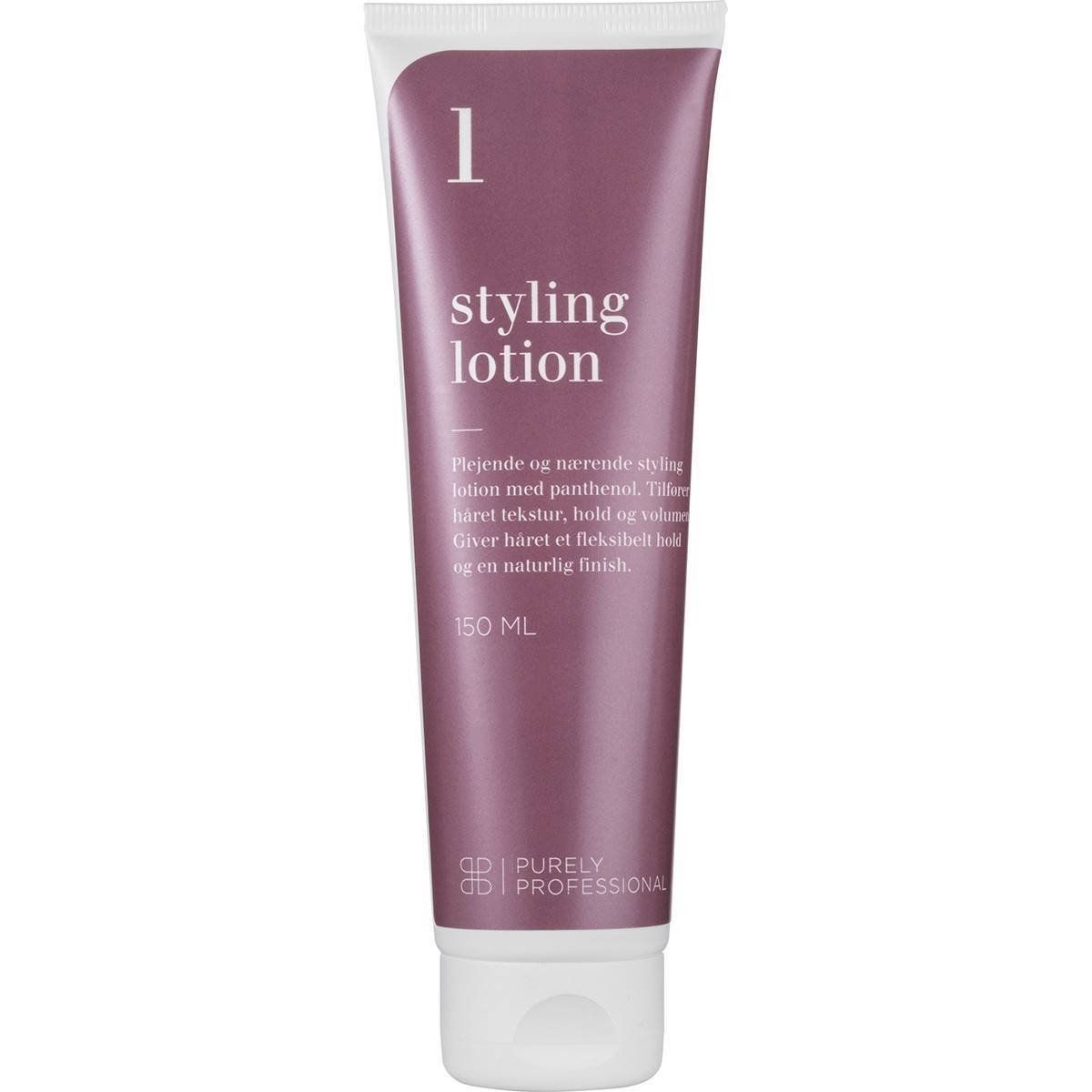 Purely Professional Styling Lotion 1 Flekspibelt hold til krøller 150 ml.