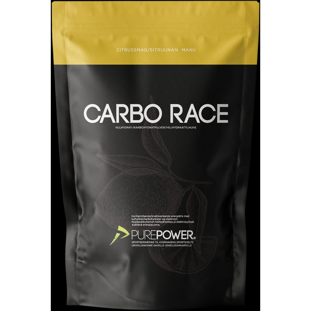 Purepower Carbo Race Citrus - 1kg