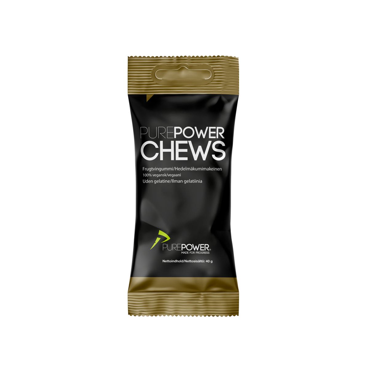 PurePower Chews - Vingummi med frugtsmag - 40 gram.