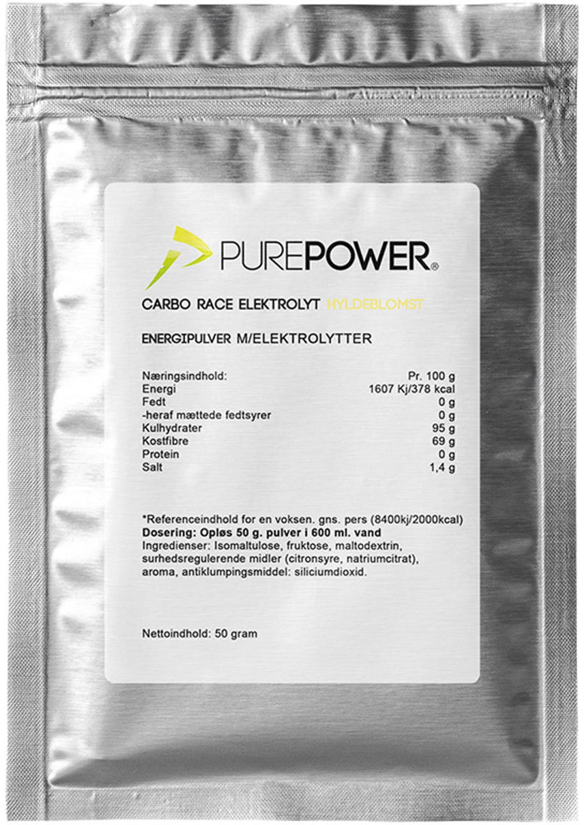 Purepower Energy Drink Elderflower - 50g