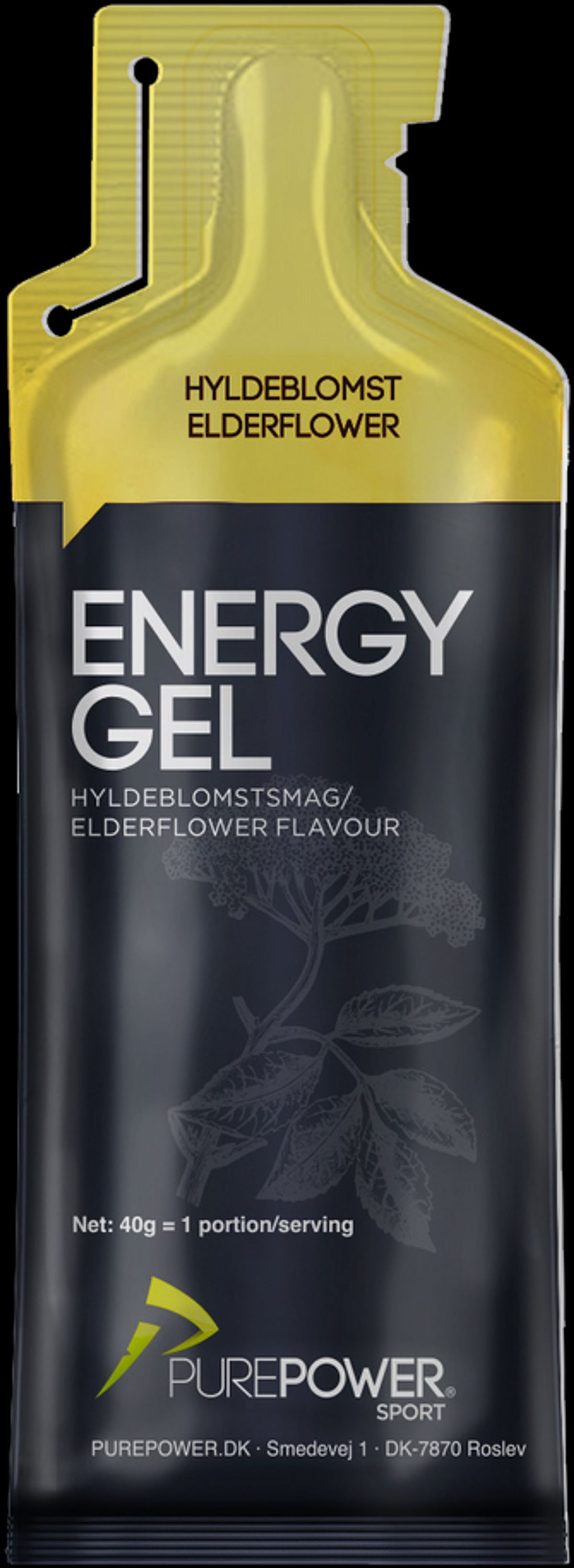 Purepower Energy Gel Hyldeblomst - 40g