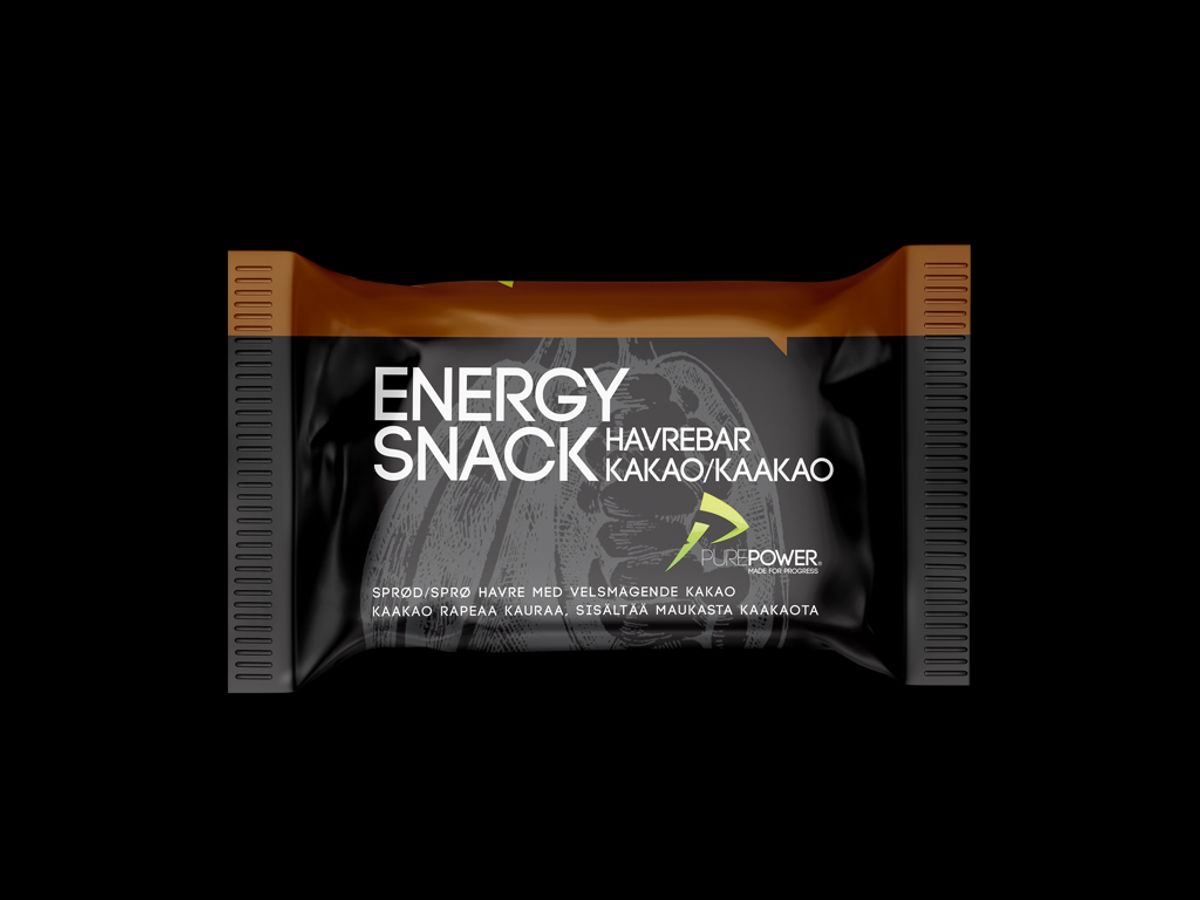 PurePower Energy Snack - Kakao 60 gram OBS MHT 20-03-2025