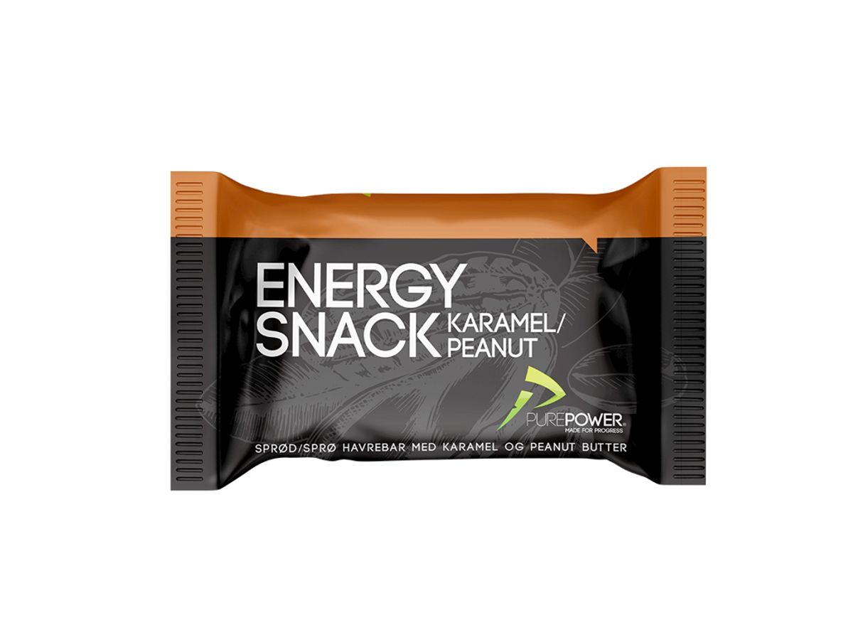 PurePower Energy Snack - Karamel/peanut - 60 gram.