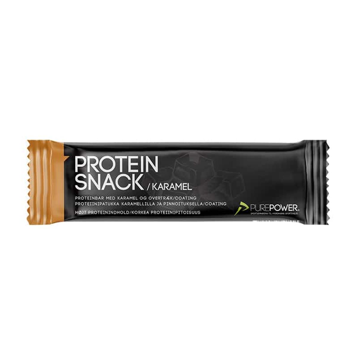 PurePower Protein Bar Karamel med Chokoladeovertræk 40g