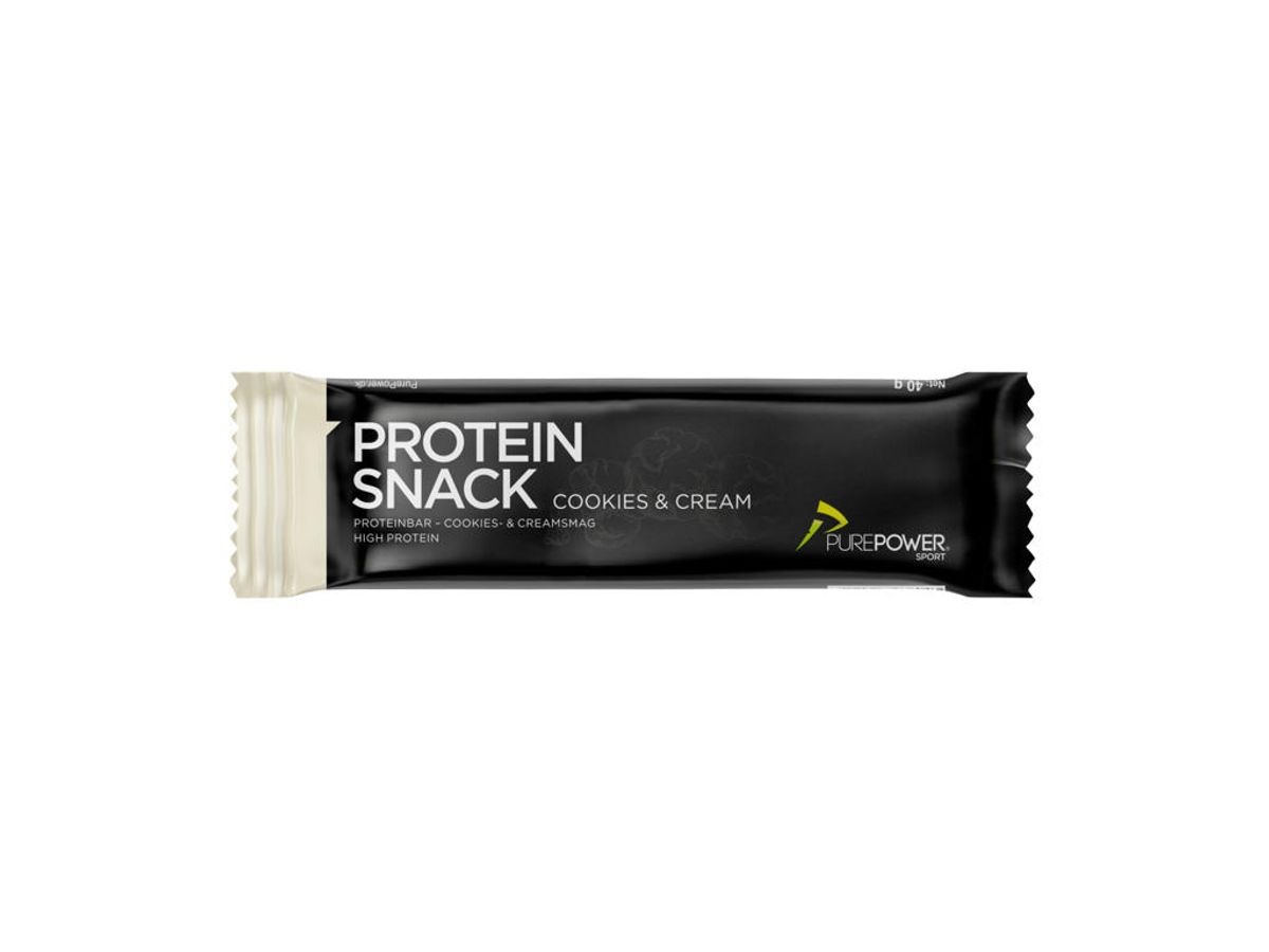 PurePower Protein Snack - Cookie & Cream - 40 gram.