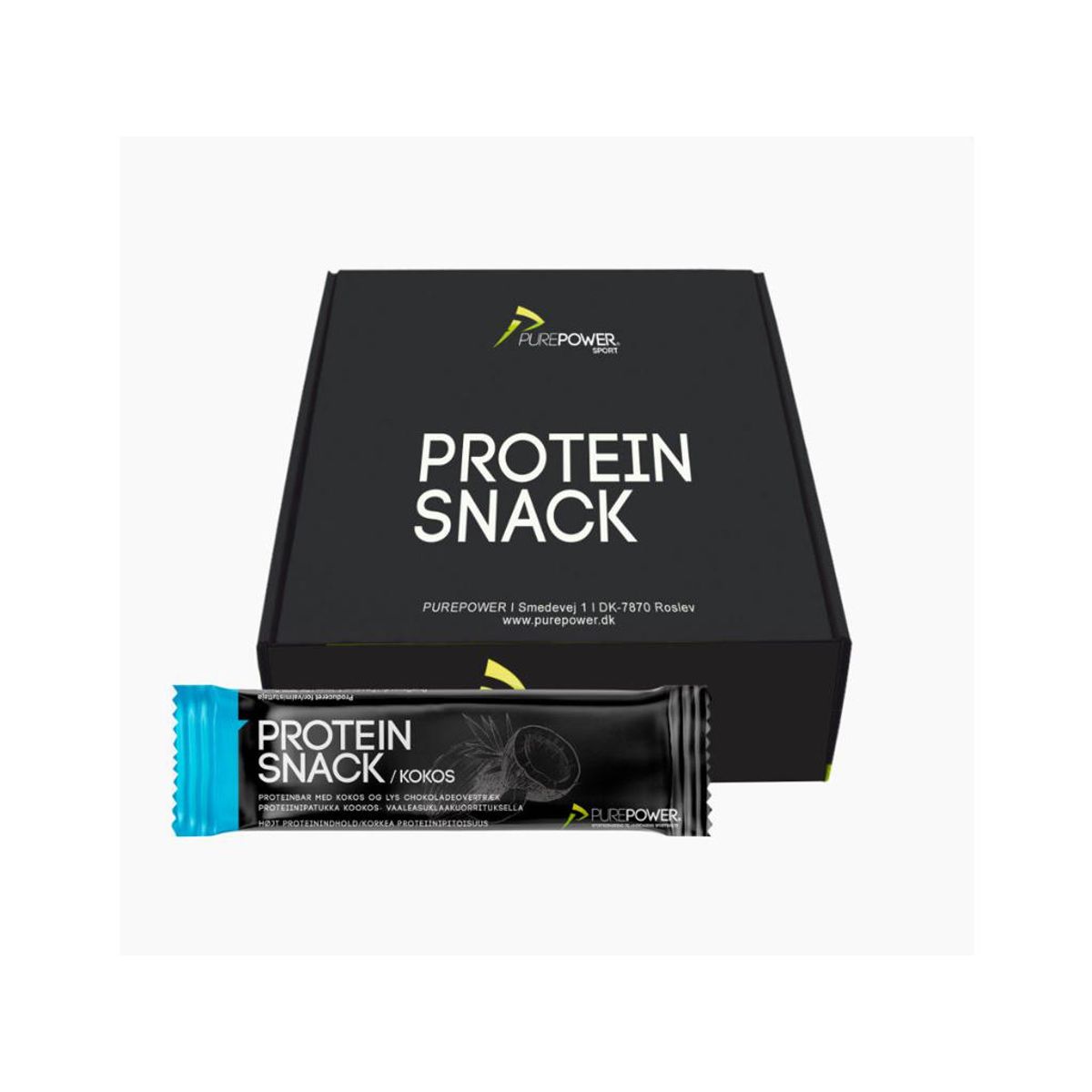 PurePower Protein Snack - Kokos - 12 x 40 gram.