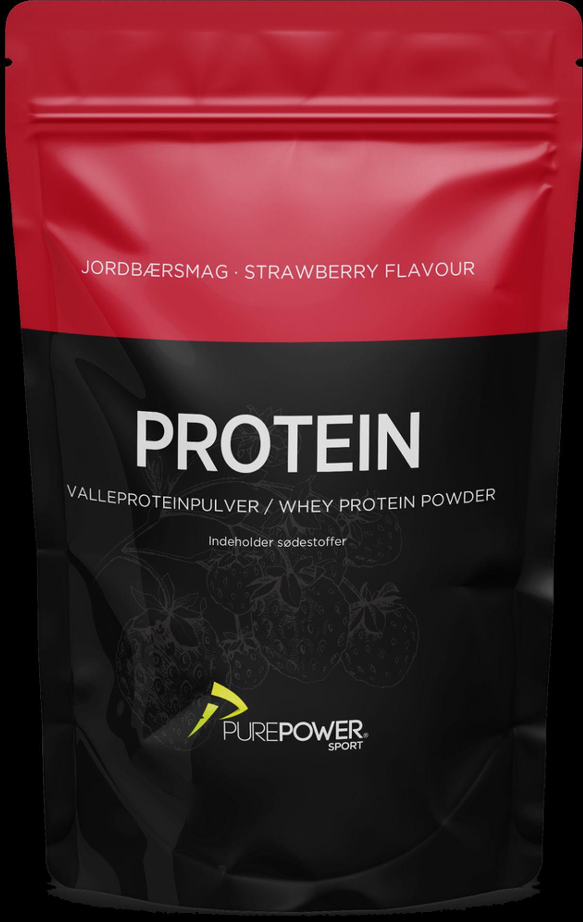 Purepower Valleprotein Jordbær - 400g