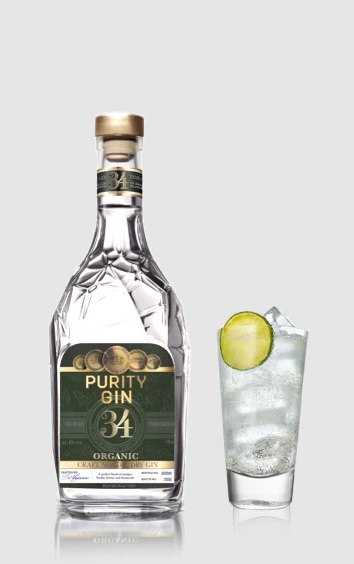 Purity Gin 34 Craft Nordic Dry Gin