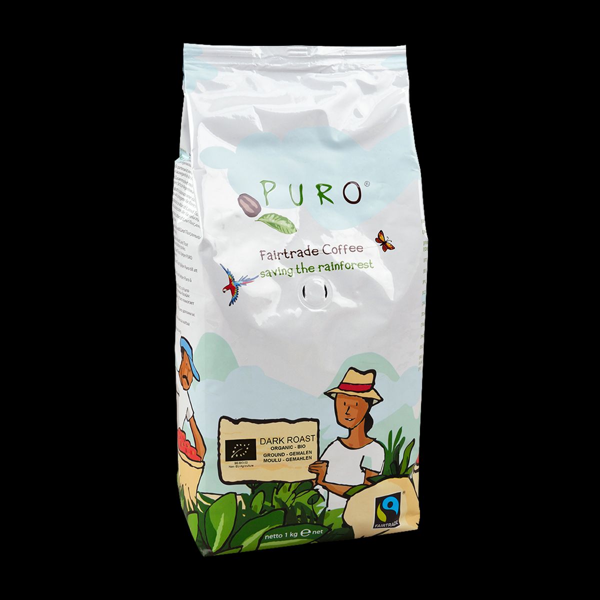 Puro Organic Filterkaffe - 1 kg.