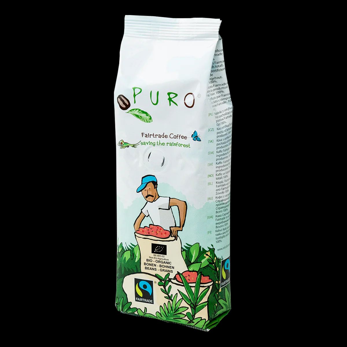 Puro Organic Kaffebønner 250 g. - 250 g.