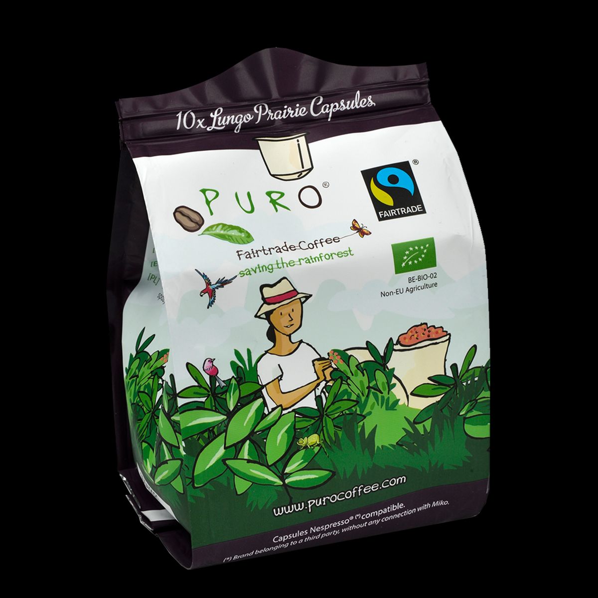 Puro Prairie lungo 10 stk. kaffe kapsler - 10 stk.