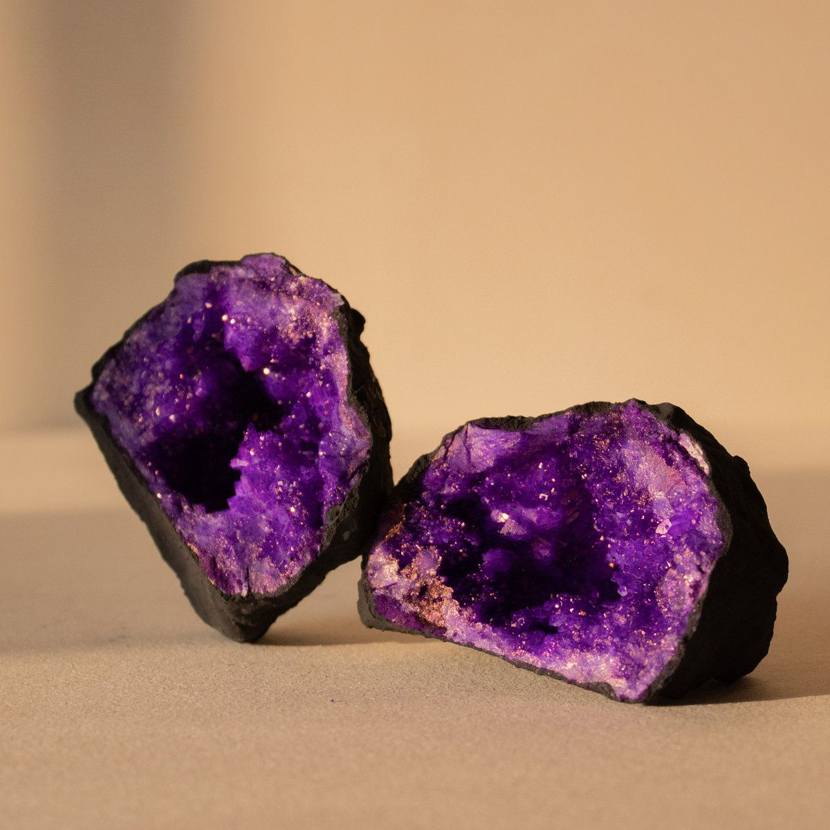 PURPLE KVARTS GEODE - FRED, RENHED & HARMONI - Geode - Studio Buus - StudioBuus