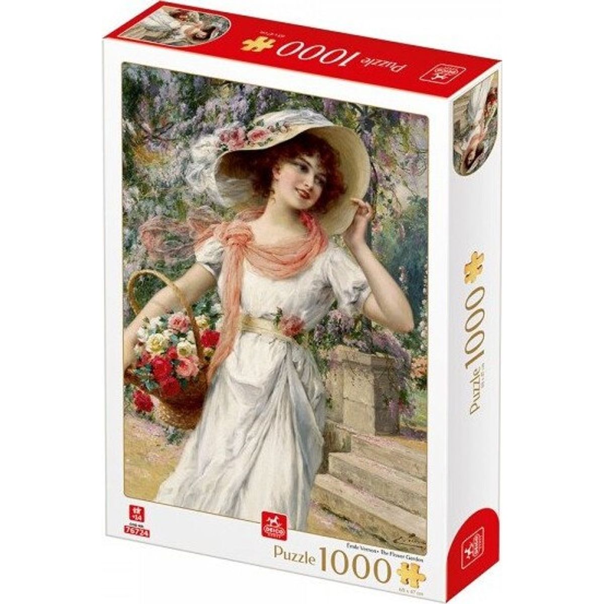 Puslespil - 1000 Brikker - Emile Vernon - Blomsterhaven