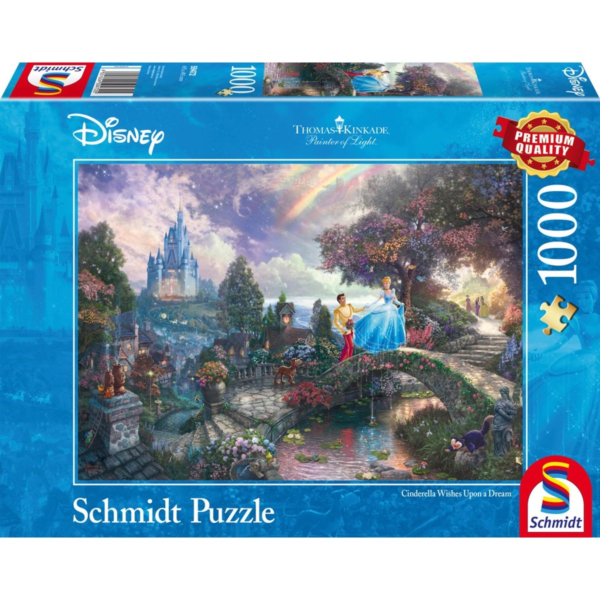 Puslespil Disney Cinderella 1000 brikker