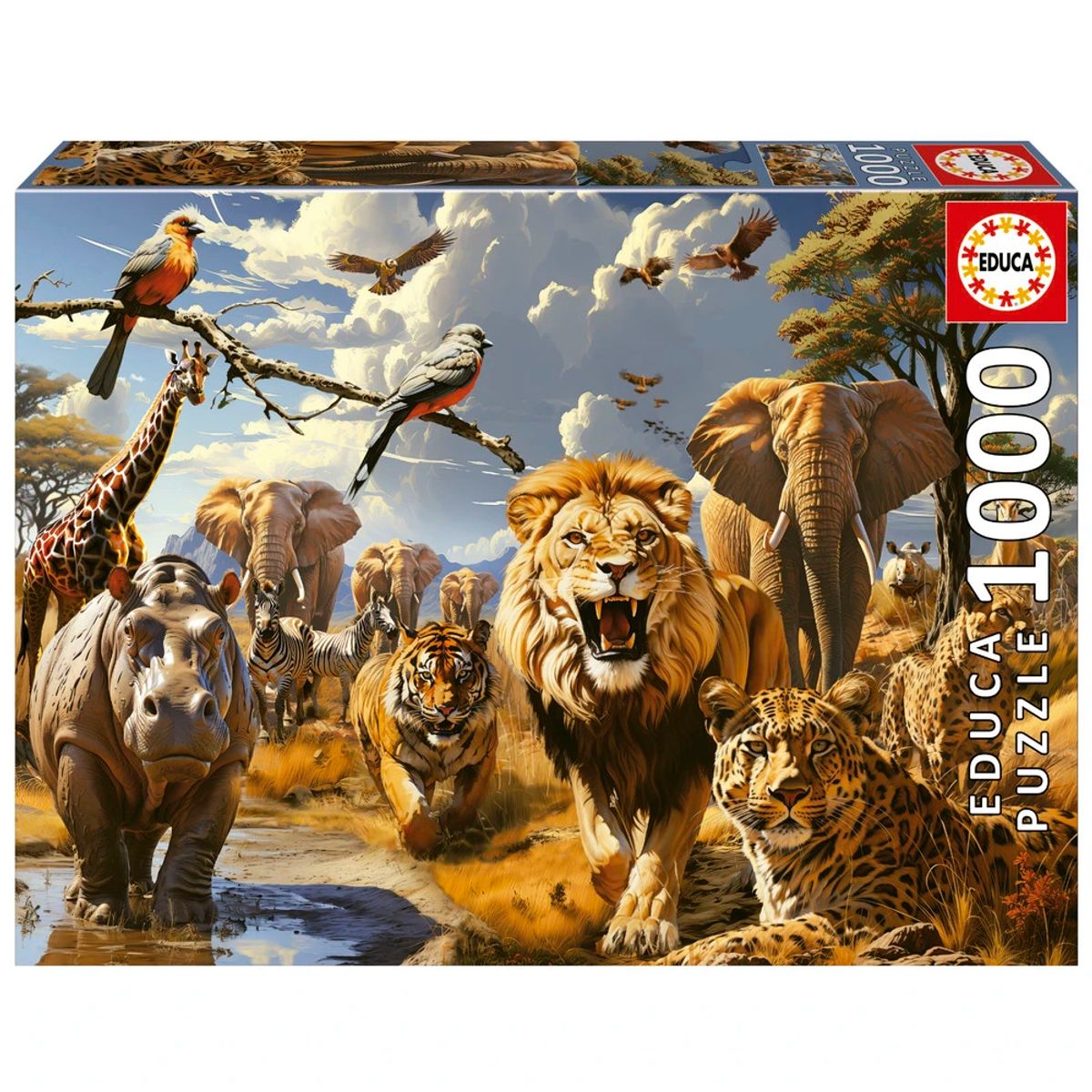 Puslespil wild animals 1000 brikker