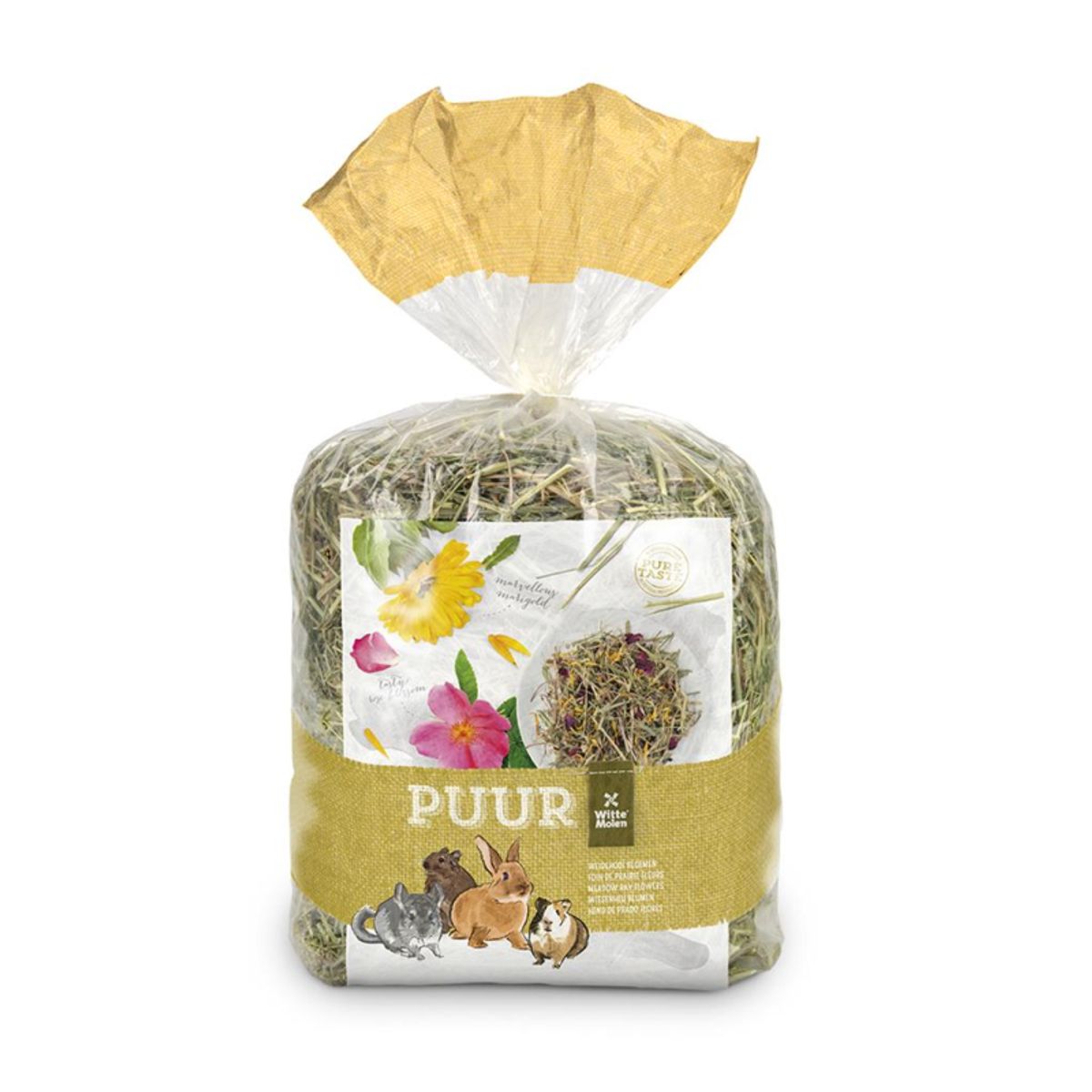 Puur enghø med blomster 500 g WM