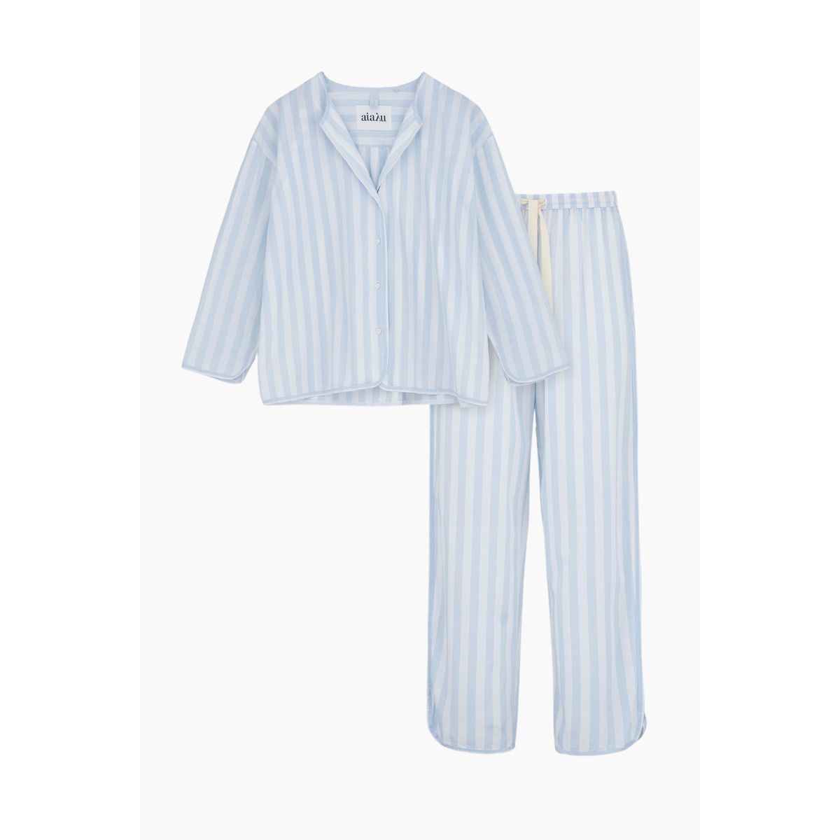 Pyjamas Poplin - Mix Blue Eyes - Aiayu - Stribet L